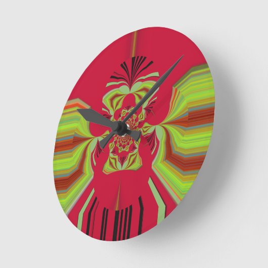 patroon Red Hakuna Matata Ronde Klok (Hoek)