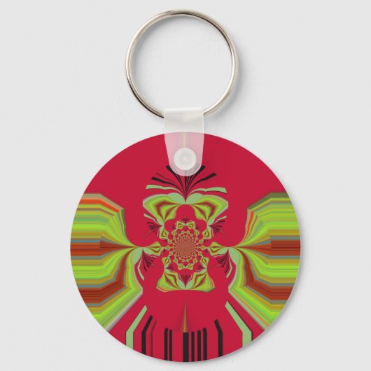 patroon Red Hakuna Matata Sleutelhanger (Voorkant)