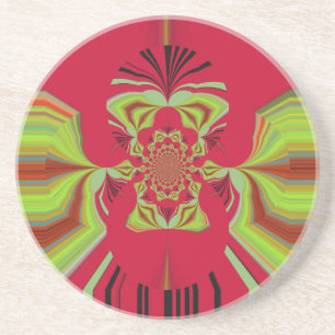 patroon Red Hakuna Matata Zandsteen Onderzetter