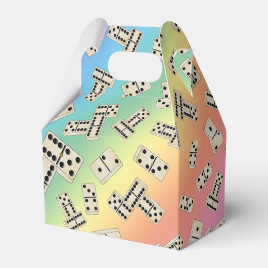 patroon regenboogdomino bedankdoosjes (Voorkant Zijde)
