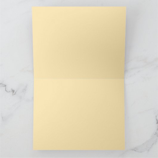 Patroon Retro Bloemen Boho 70s Huwelijk Bedankkaart (Binnen)