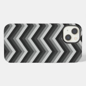 Patroon Retro Zig Zag Chevron iPhone Hoesje (Achterkant horizontaal)