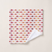 Patroon rode apen bad handdoek (Wasdoekje)