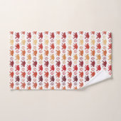 Patroon rode apen bad handdoek (Handdoek)