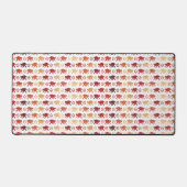 Patroon rode apen bureaumat (Voorkant)