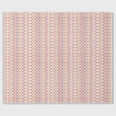 Patroon rode apen cadeaupapier (Vlak)