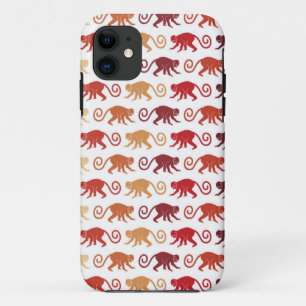 Patroon rode apen Case-Mate iPhone case