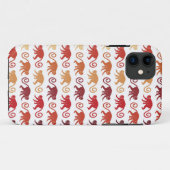 Patroon rode apen Case-Mate iPhone case (Achterkant (horizontaal))