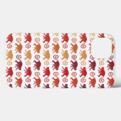 Patroon rode apen Case-Mate iPhone case (Achterkant (horizontaal))