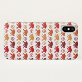 Patroon rode apen Case-Mate iPhone case (Achterkant (horizontaal))