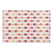 Patroon rode apen kussensloop (Achterkant-Links)