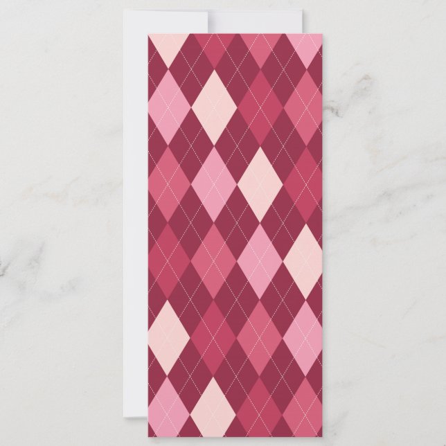 patroon rode argyle (Voorkant)