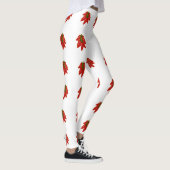 Patroon rode Chili Peppers Leggings (Rechts)