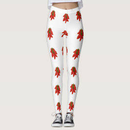 Patroon rode Chili Peppers Leggings