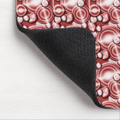 Patroon rode cirkels muismat (Hoek)