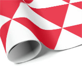 Patroon rode driehoek cadeaupapier (Rol Hoek)