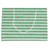 Patroon rode en groene Chili Groot Cadeauzakje (Voorkant)