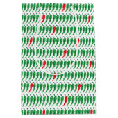 Patroon rode en groene Chili Medium Cadeauzakje (Voorkant)