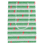 Patroon rode en groene Chili Medium Cadeauzakje (Achterkant)