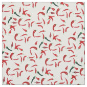 Patroon rode en groene Chili Pepper Stof (Swatch)