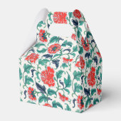 Patroon rode en groene Floral Bedankdoosjes (Achterkant)