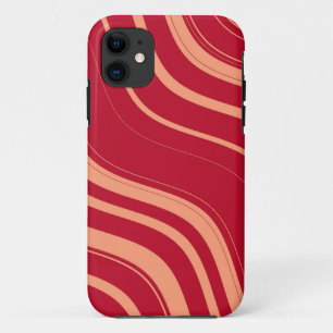 Patroon rode en roze avy Stripes Case-Mate iPhone Case