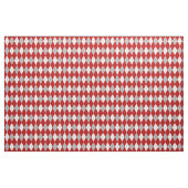 Patroon rode en witte argyle stof (Yard (91,4 cm))