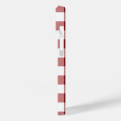 Patroon rode en witte gingham Case-Mate iPhone case (Achterkant / Links)