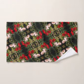 Patroon rode en witte Rozen Bad Handdoek (Handdoek)