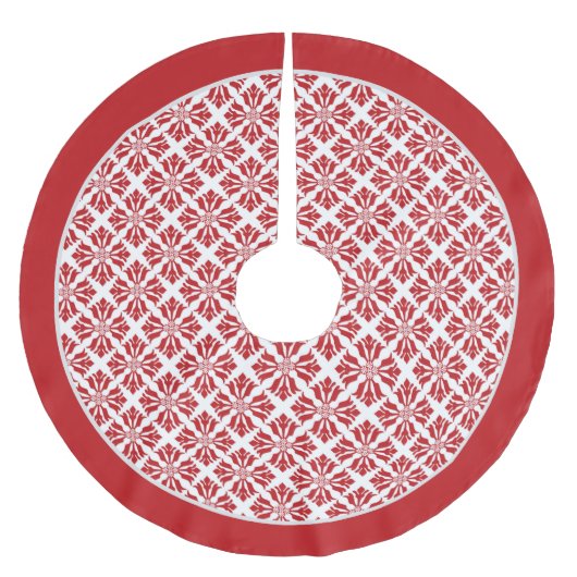 Patroon rode en witte Snoep Kerstboom Rok (Voorkant)