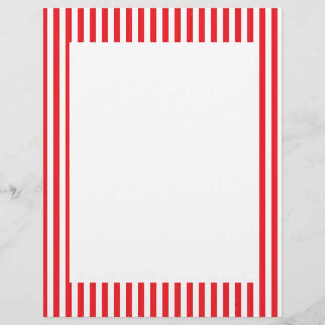 Patroon rode en witte strepen (Voorkant)