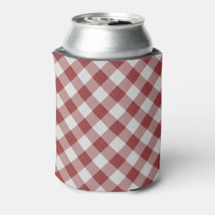 patroon rode gingham blikjeskoeler