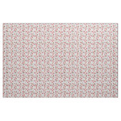 Patroon rode harten verpleegster stof (Yard (91,4 cm))