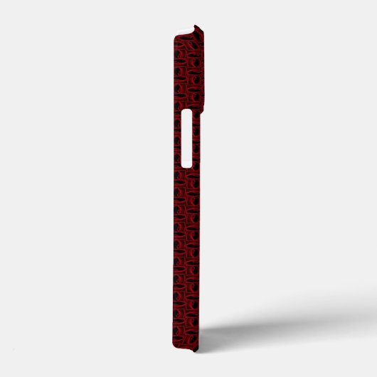 patroon rode rozen Case-Mate iPhone case (Achterkant / Rechts)