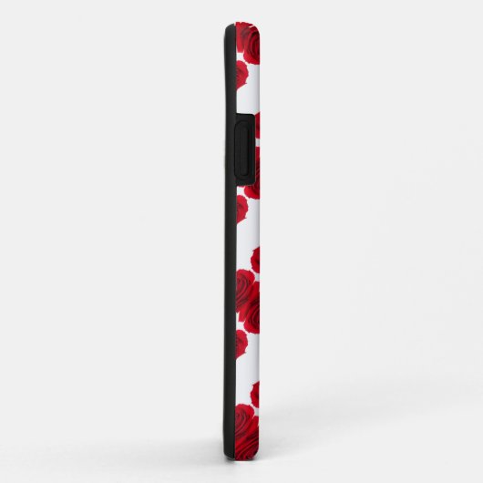 patroon rode rozen Case-Mate iPhone case (Achterkant/rechts)