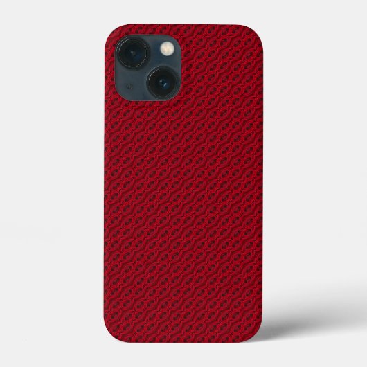 patroon rode rozen Case-Mate iPhone case (Achterkant)