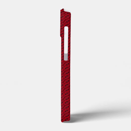 patroon rode rozen Case-Mate iPhone case (Achterkant / Links)