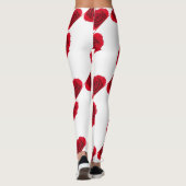 patroon rode rozen leggings (Achterkant)