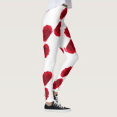 patroon rode rozen leggings (Rechts)