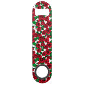 patroon rode rozen speed flessenopener (Achterkant)