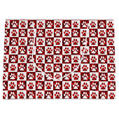 Patroon rode speldepots Afdrukcontrole Groot Cadeauzakje (Voorkant)