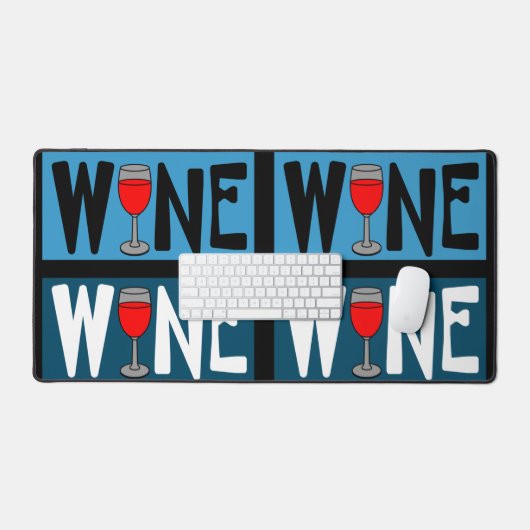 Patroon rode wijn bureaumat (Keyboard & Muis)