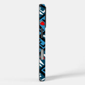 Patroon rode wijn Case-Mate iPhone case (Achterkant / Rechts)