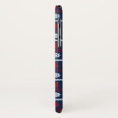 Patroon rode witte en blauwe oceaan Case-Mate iPhone case (Achterkant/links)