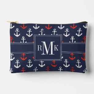Patroon rode witte en blauwe zee etui