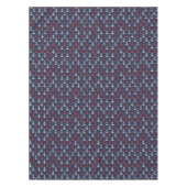 Patroon rode witte en blauwe zee tafelkleed (Voorkant)