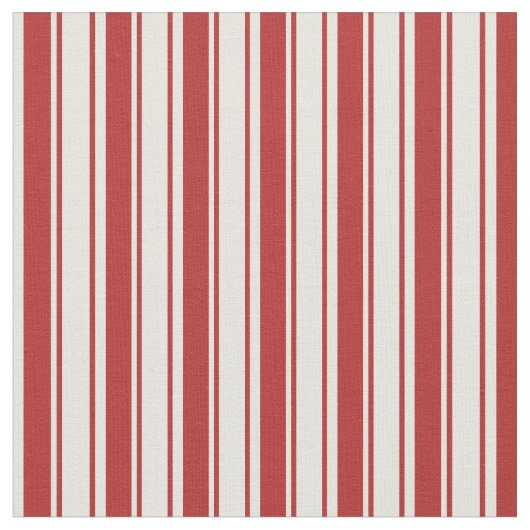Patroon rood en beige stof (Close Up)