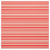 Patroon rood en beige stof (Swatch)