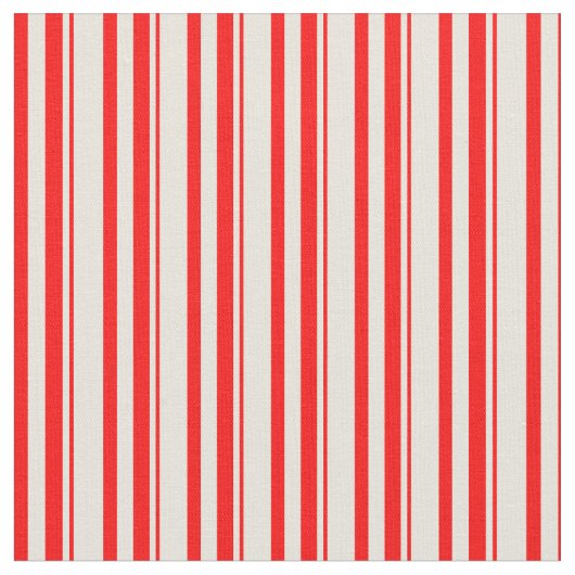 Patroon rood en beige stof (Close Up)