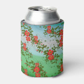 Patroon rood en groen ventilator blikjeskoeler (Blikje Voorkant)